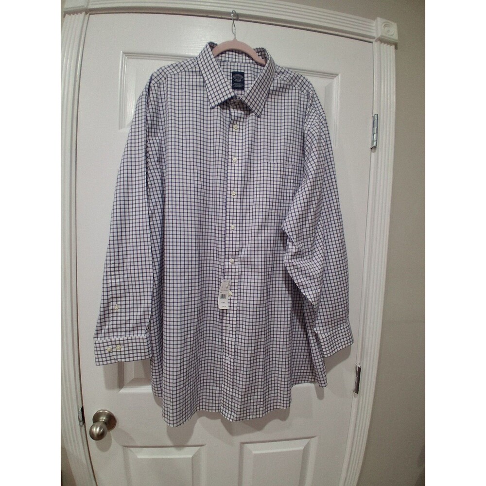 BROOKS BROTHERS Men’s Dress Shirt 20 - 36/37 Multicolor Non Iron Supima Cotton
